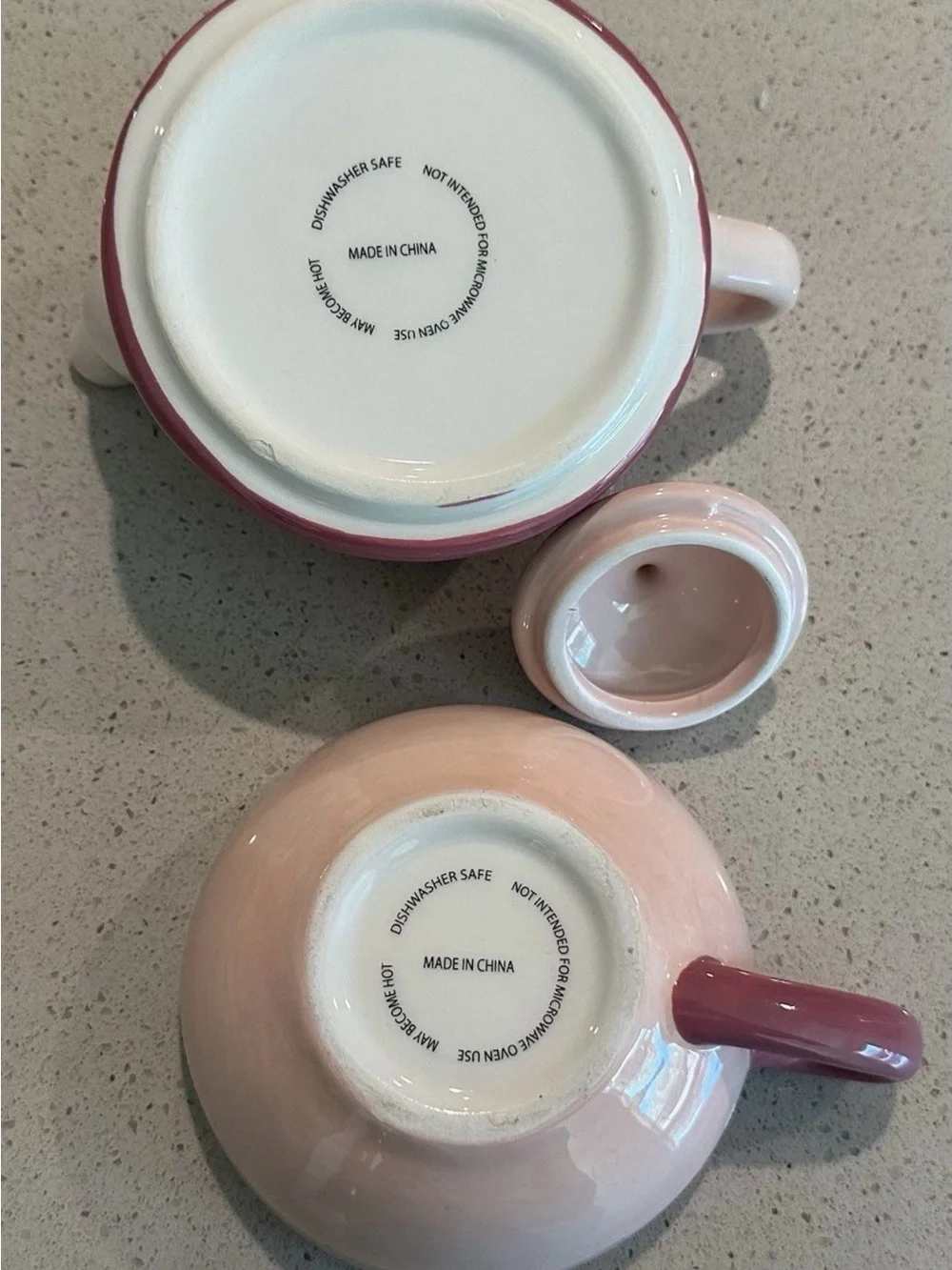 Netflix Bridgerton Pink and White Heart Silhouette Teapot